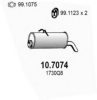 PEUGE 1726VG End Silencer